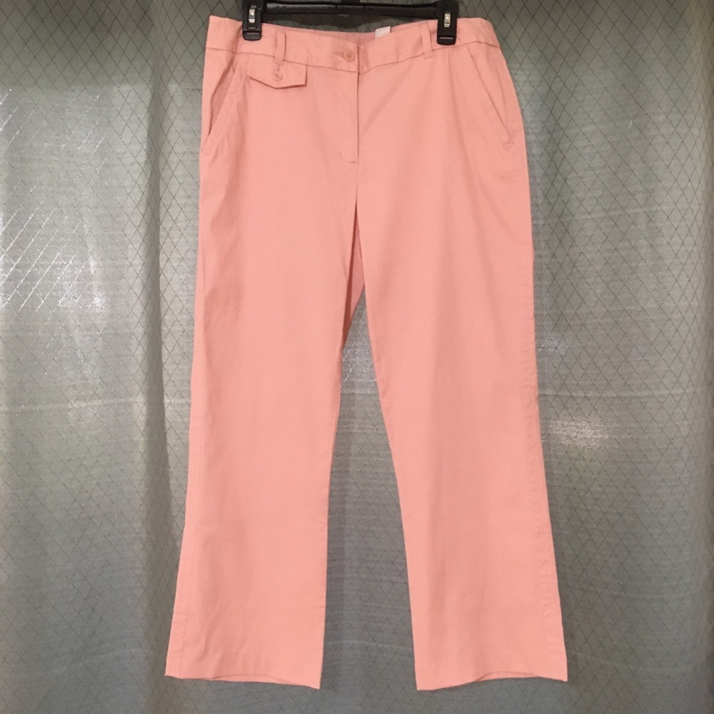VILLAGER PINK PANTS LIZ CLAIBORNE